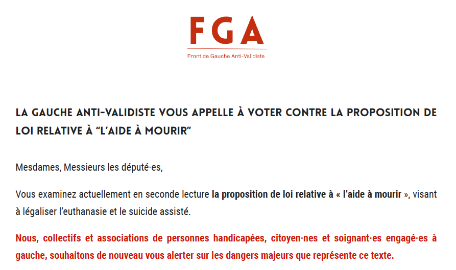 Communiqué FGA – 17 Février 2026